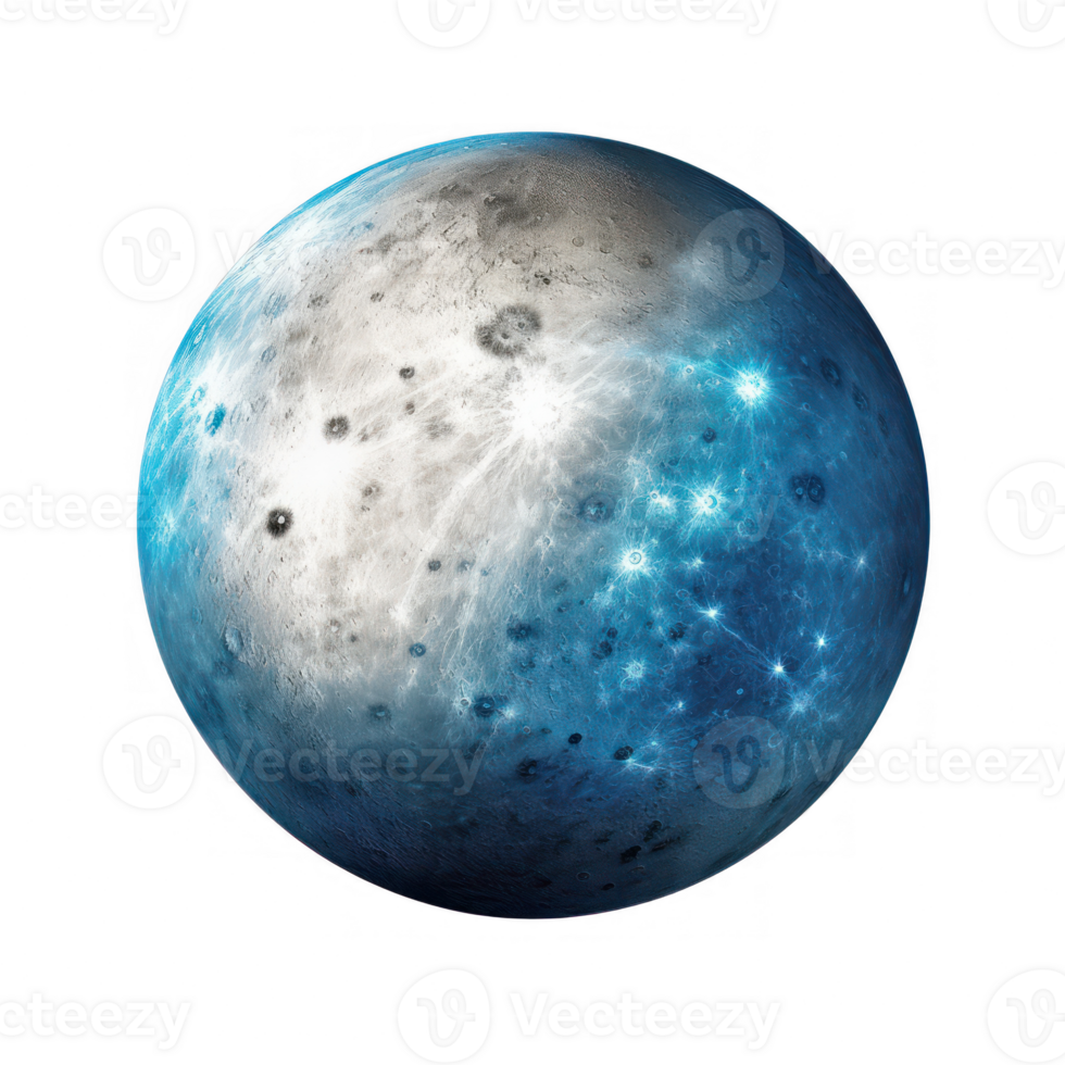 The planet mercury, transparent background png