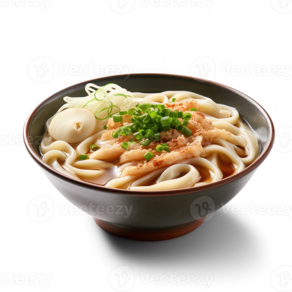 Udon noodle isolate on transparent background png