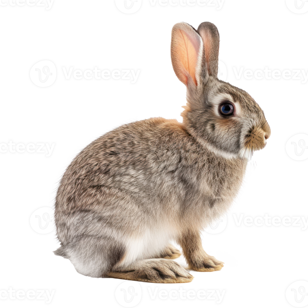 side view of a Rabbit on a transparent background png