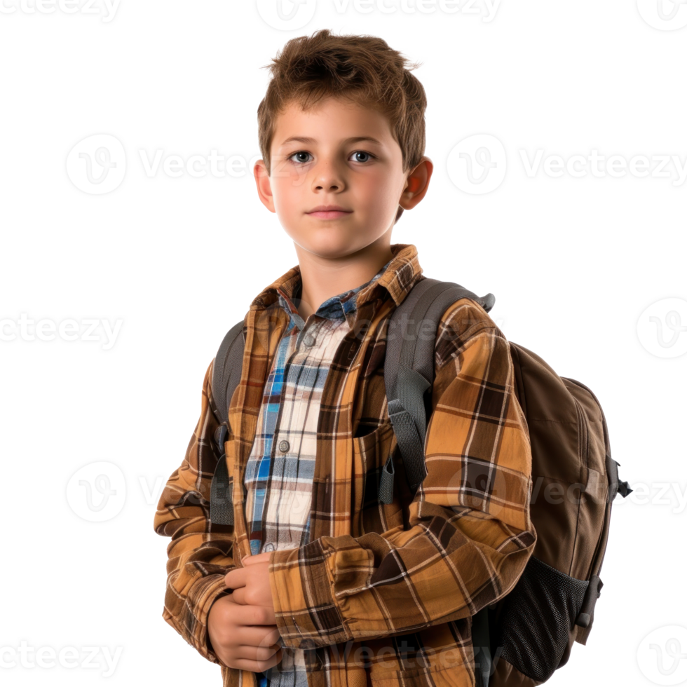schoolchild isolated transparent background png