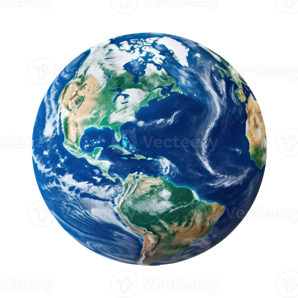 earth globe isolate on transparent background png
