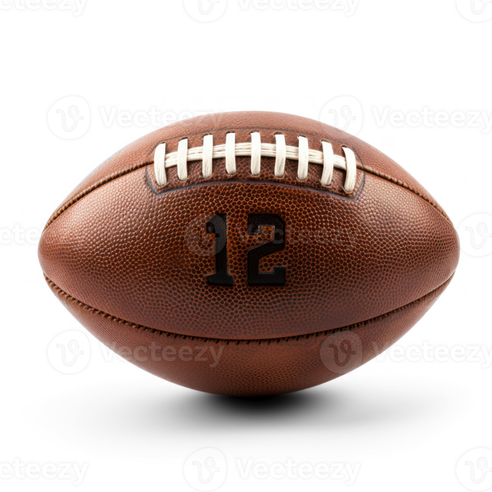 A american football on a transparent background png