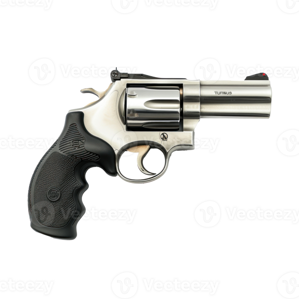 a revolver on a transparent background png