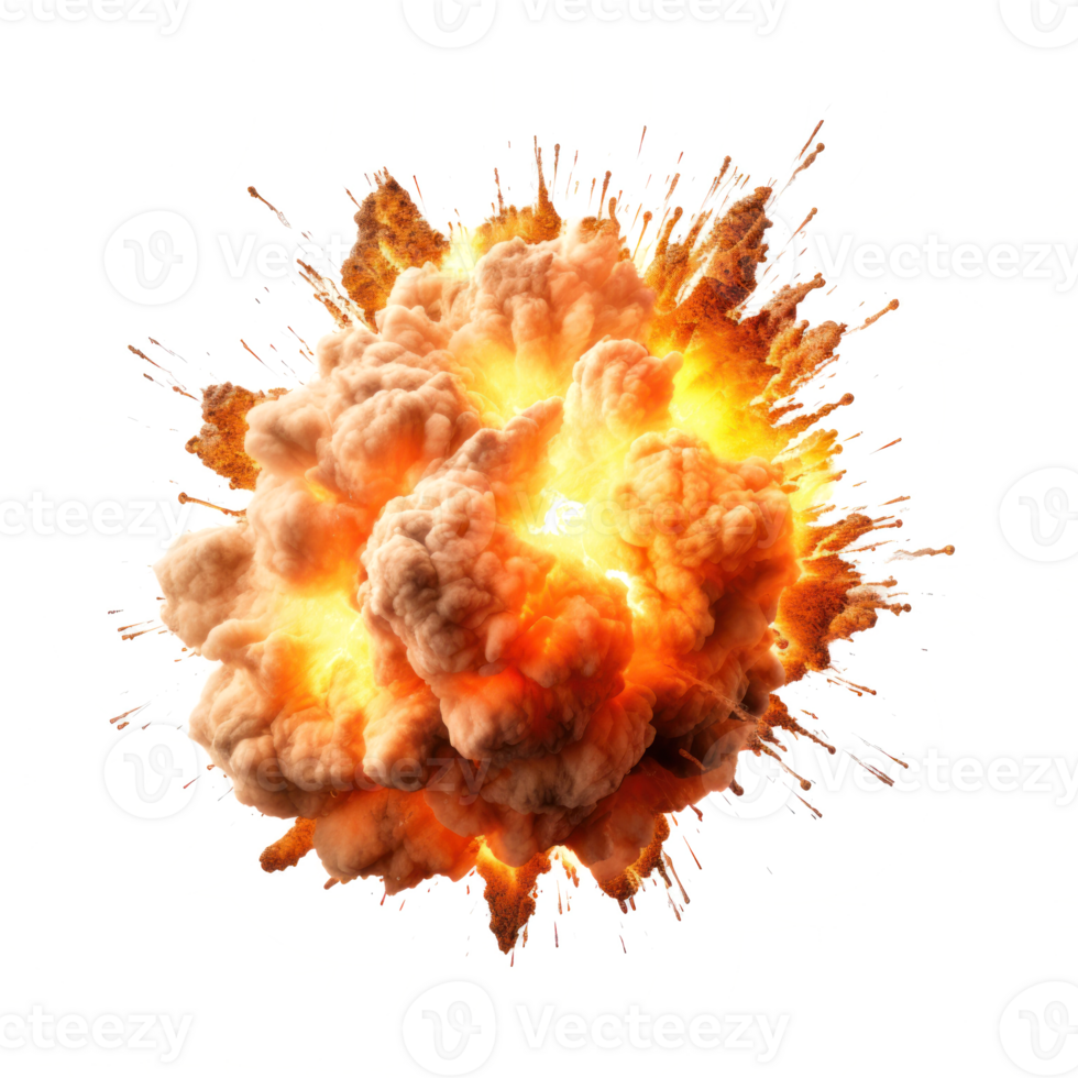 an explosion explosion on a transparent background png