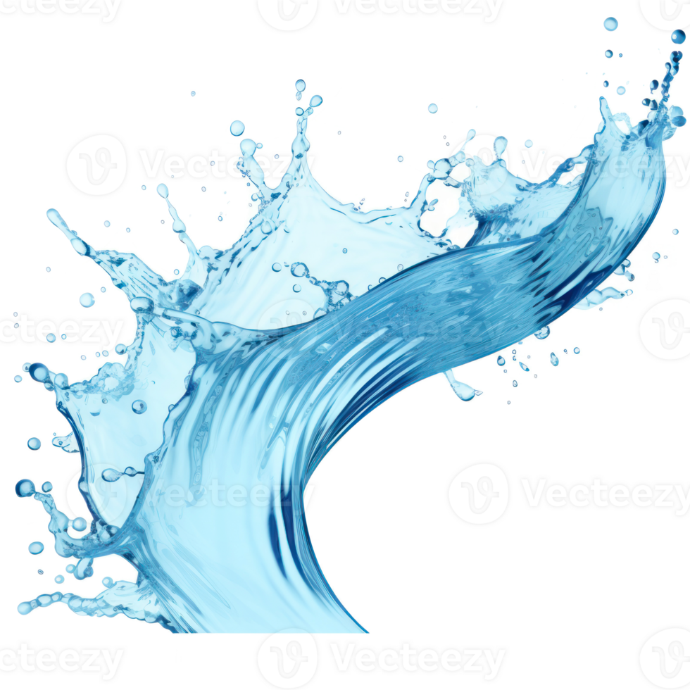Clipart water splashes isolate on transparent background png