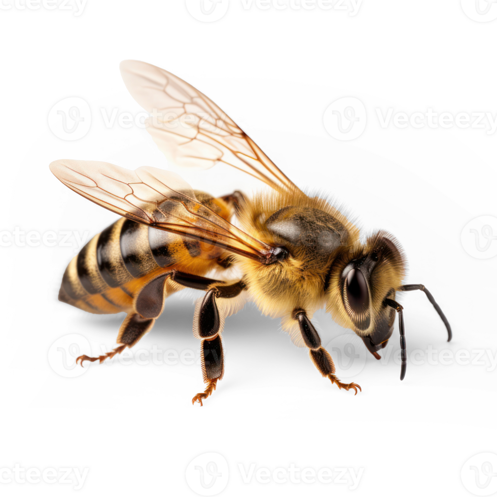 a bee on a transparent background png