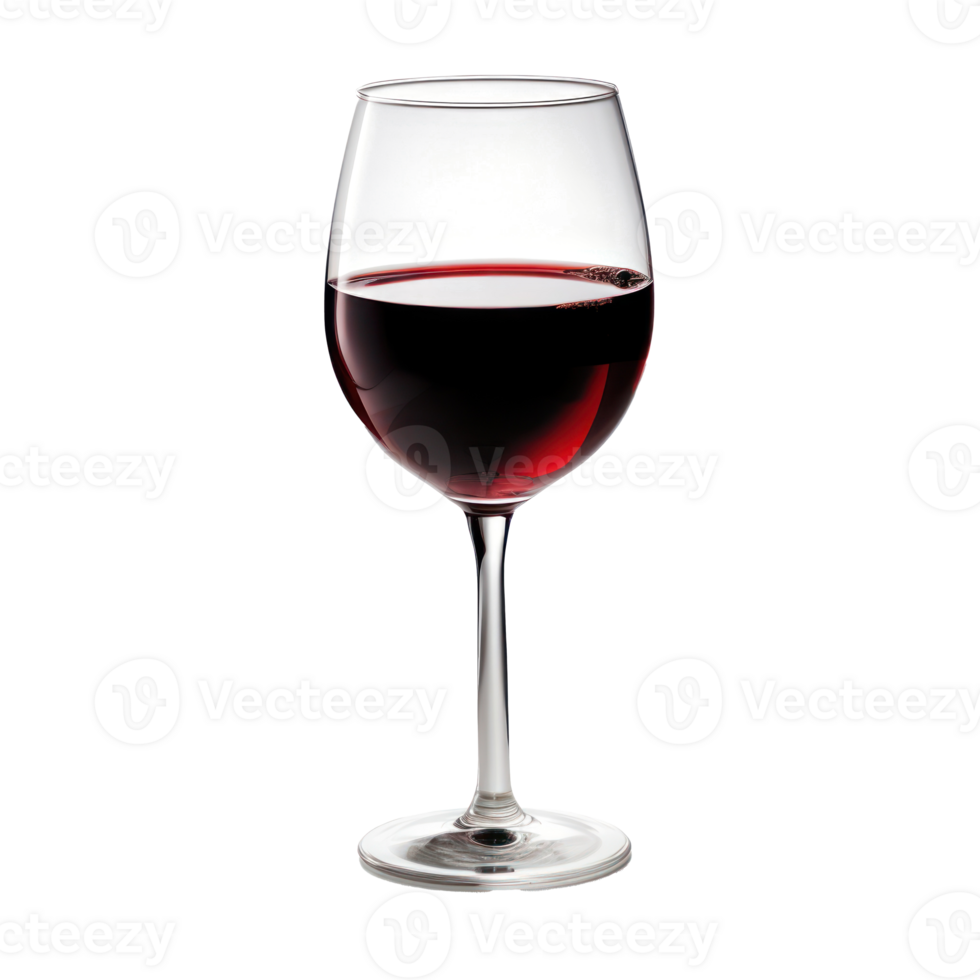 a glass of red wine on a transparent background png
