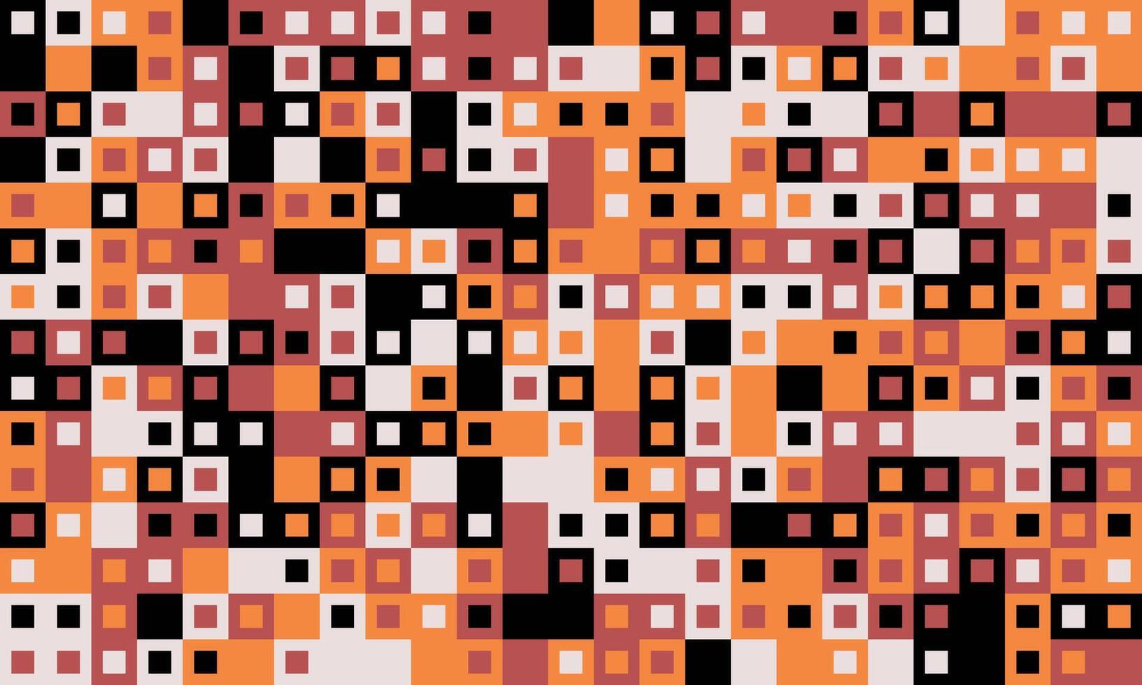 Symmetrical cube design with soft colours. Perfect for contemporary textiles, repeat prints, and ornate backgrounds, adding a touch of visual simplicity. vector