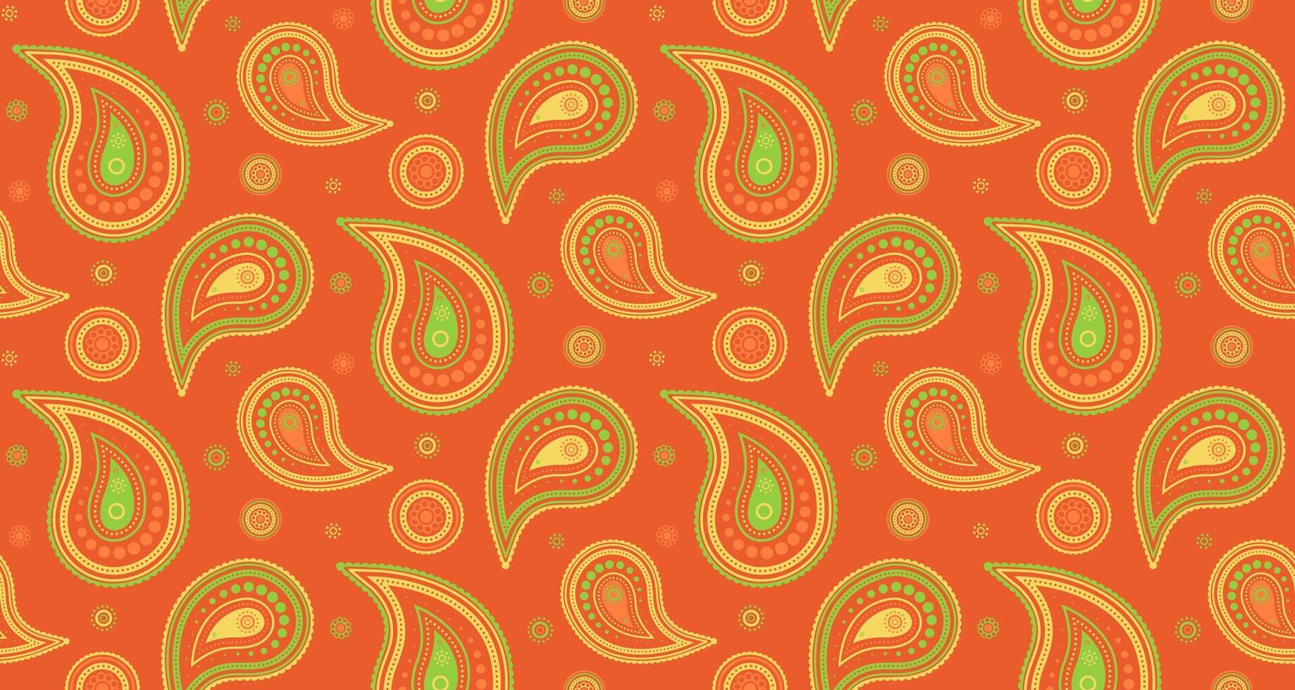 Paisley ethnic of repetition repeating. Leaf romance of eternity paint. Old scrapbook floral pattern beauty. vector
