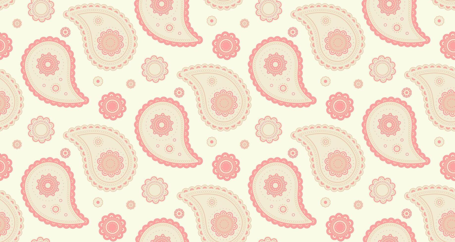 Cover abstract and indian pastel. Doodle tradition to flourish endless. Intricate flat design as flower. vector