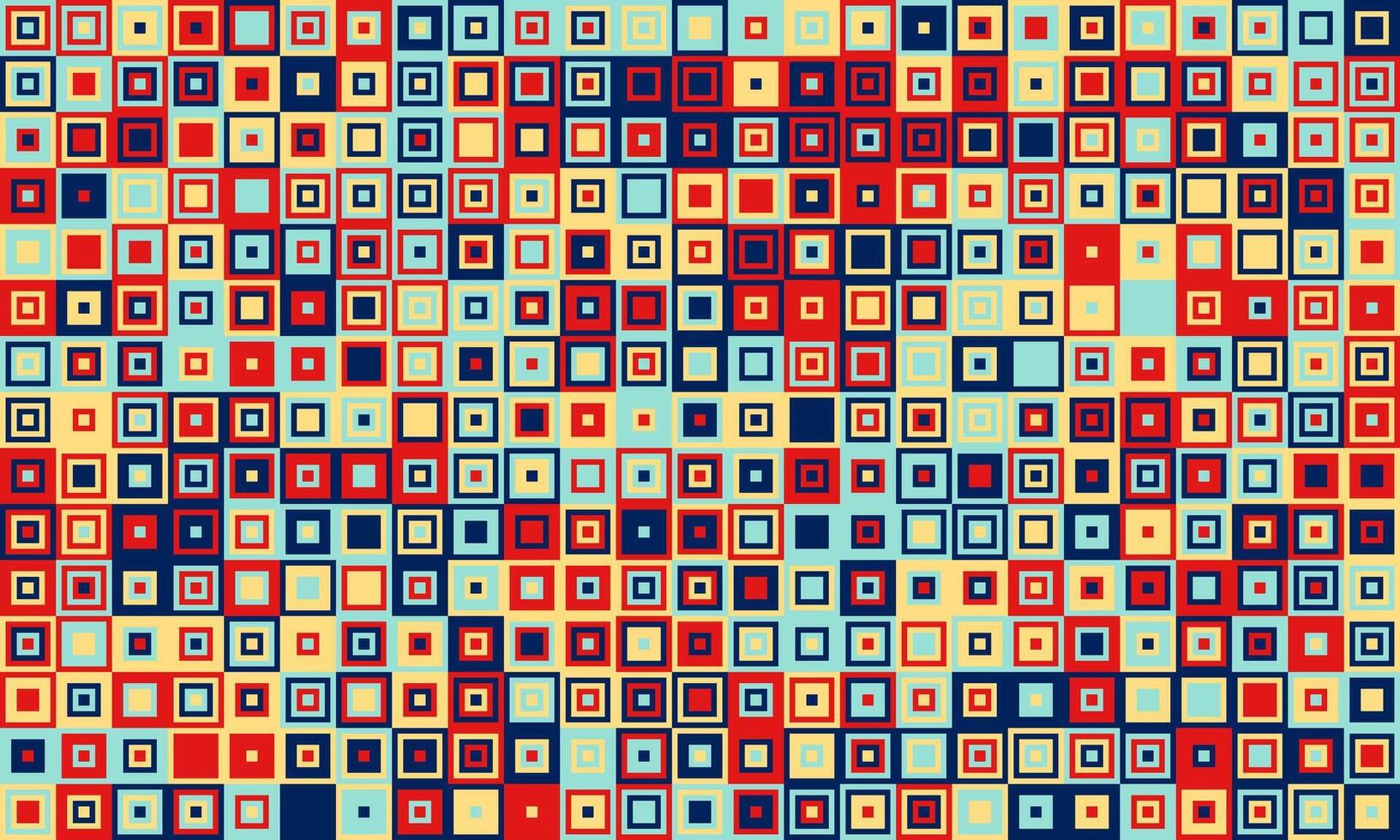 Abstract cube mosaic with structured colors and elegant simplicity. Ideal for textiles, creative prints, and decorative backgrounds. vector