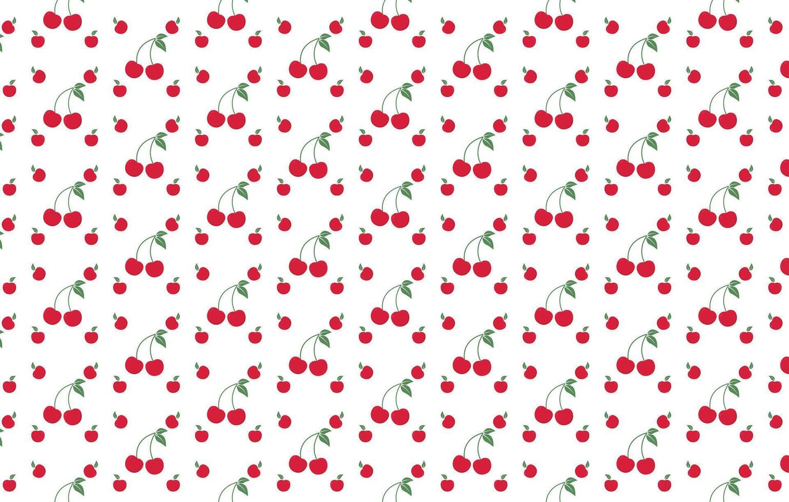 cherry seamless pattern fruit background design template vector