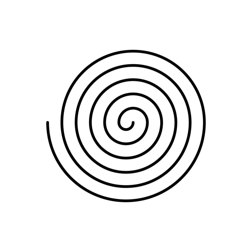 hypnosis spiral icon design template vector
