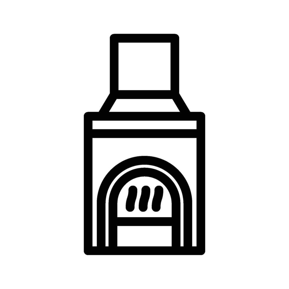 Blacksmith Oven icon - outline vector