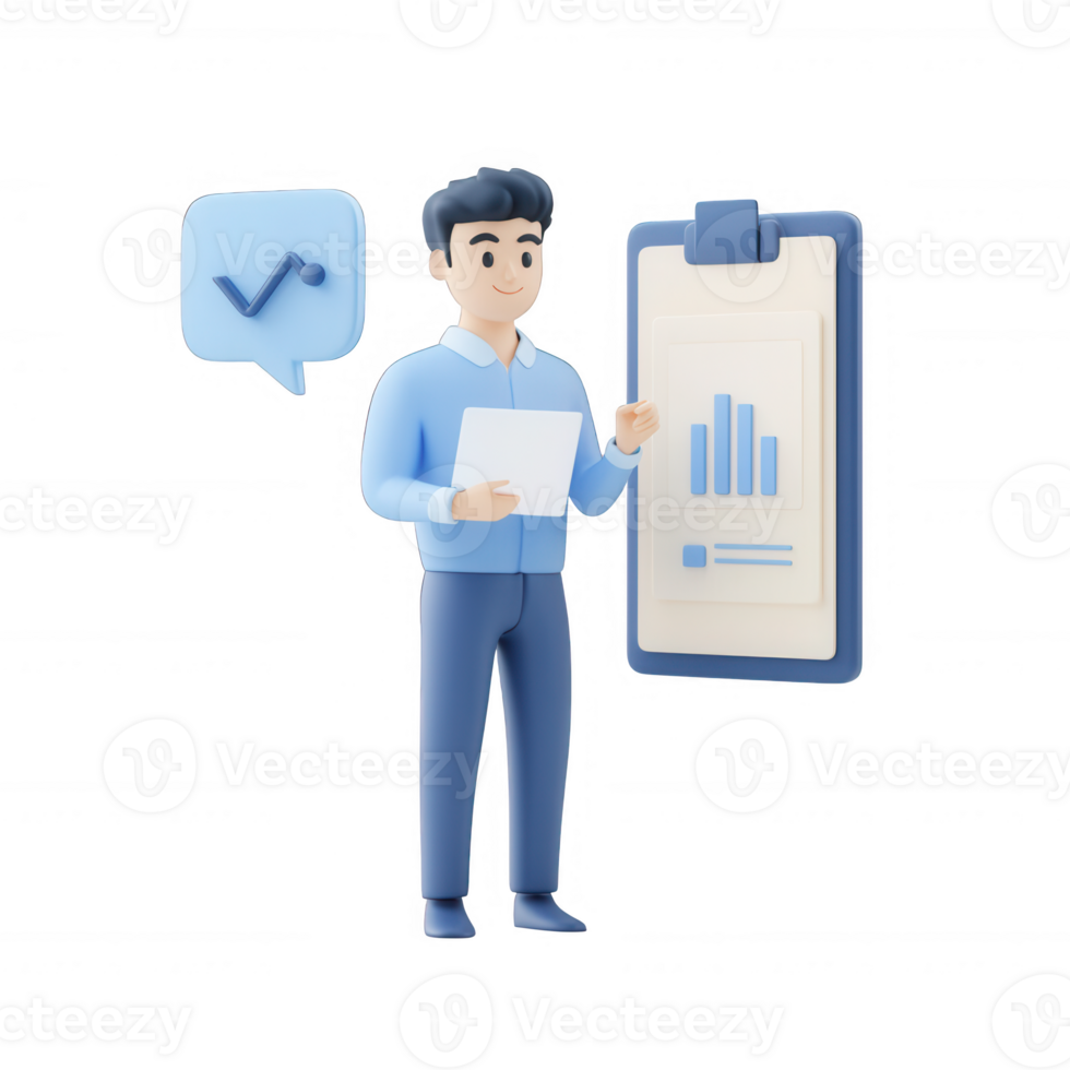 A professional man analyzing data on a digital interface in a modern workspace. png