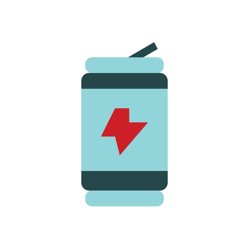 Energy Drink Can icon - flat vector
