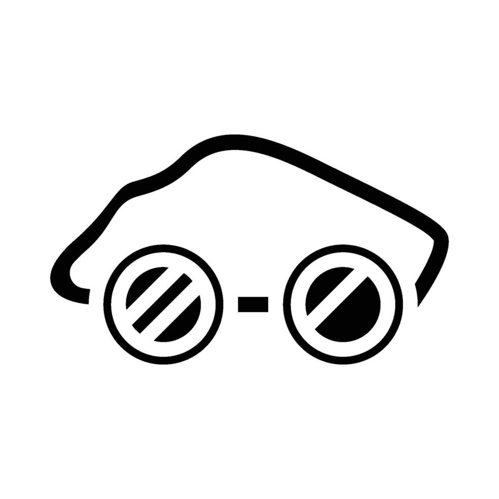Blacksmith Glasses icon - solid vector