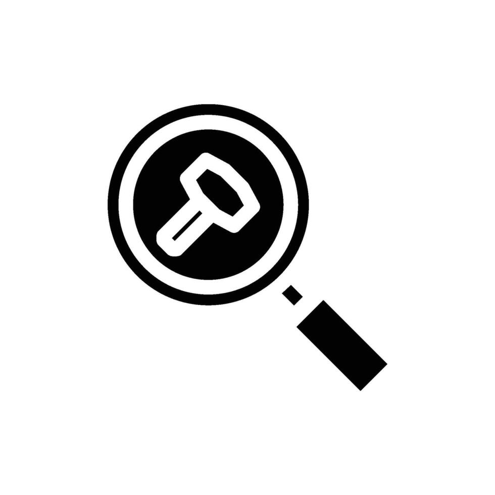 Blacksmith Finder icon - solid vector