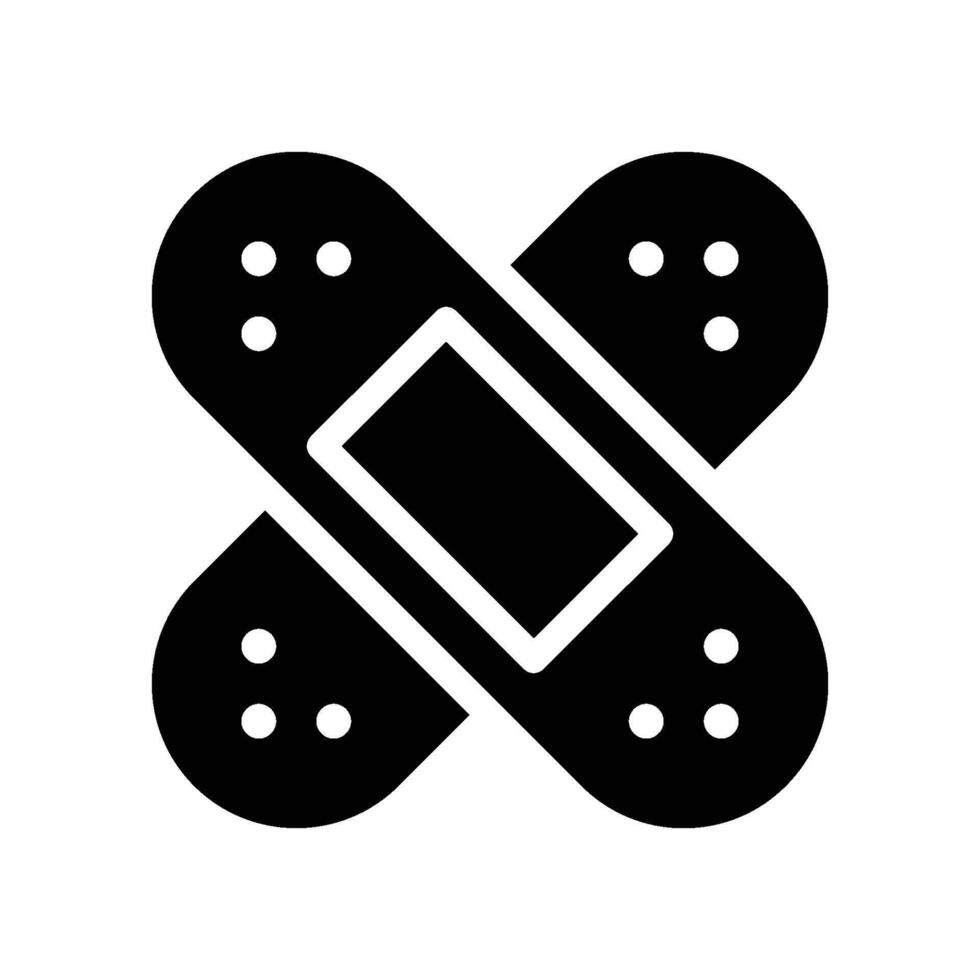 Bandage Icon - solid vector