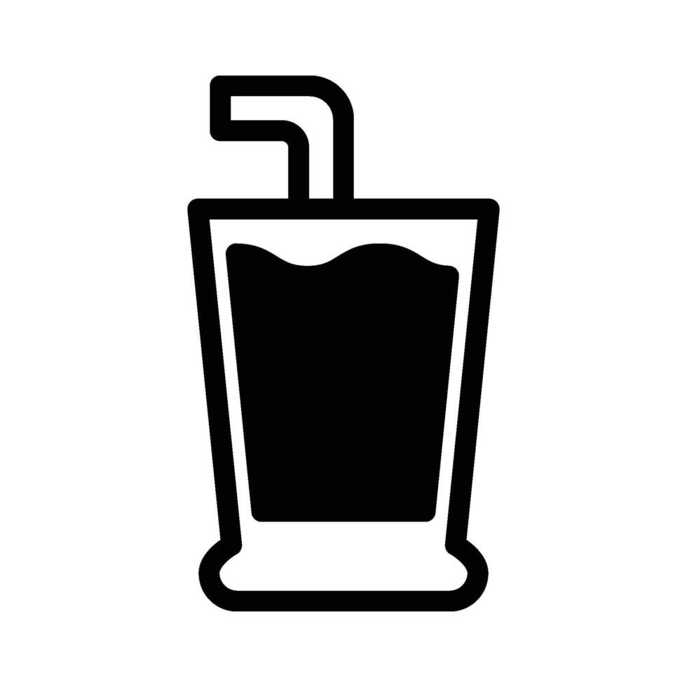 Horchata Beverage icon - solid vector