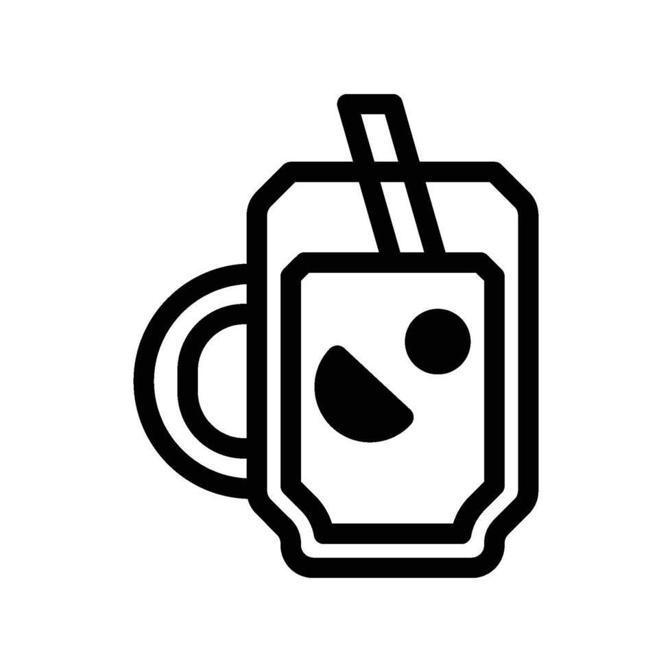Smoothie Cup icon - solid vector