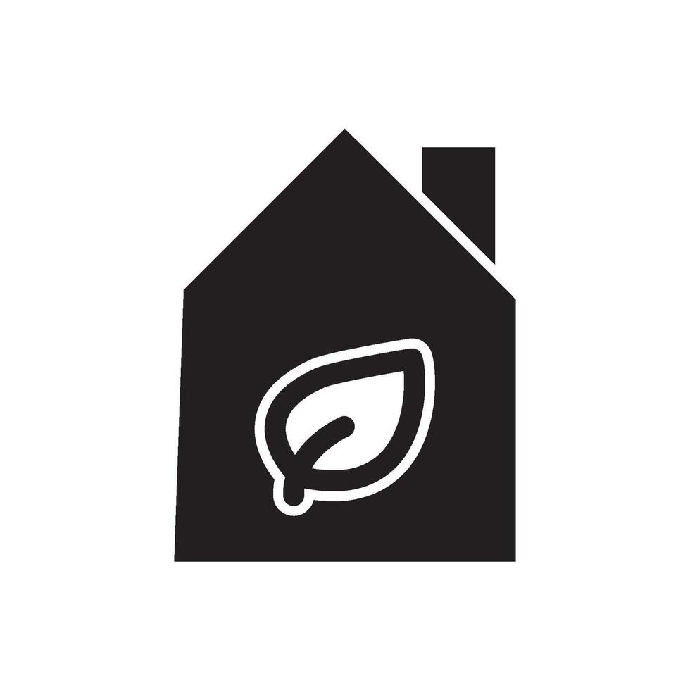 green house icon solid vector