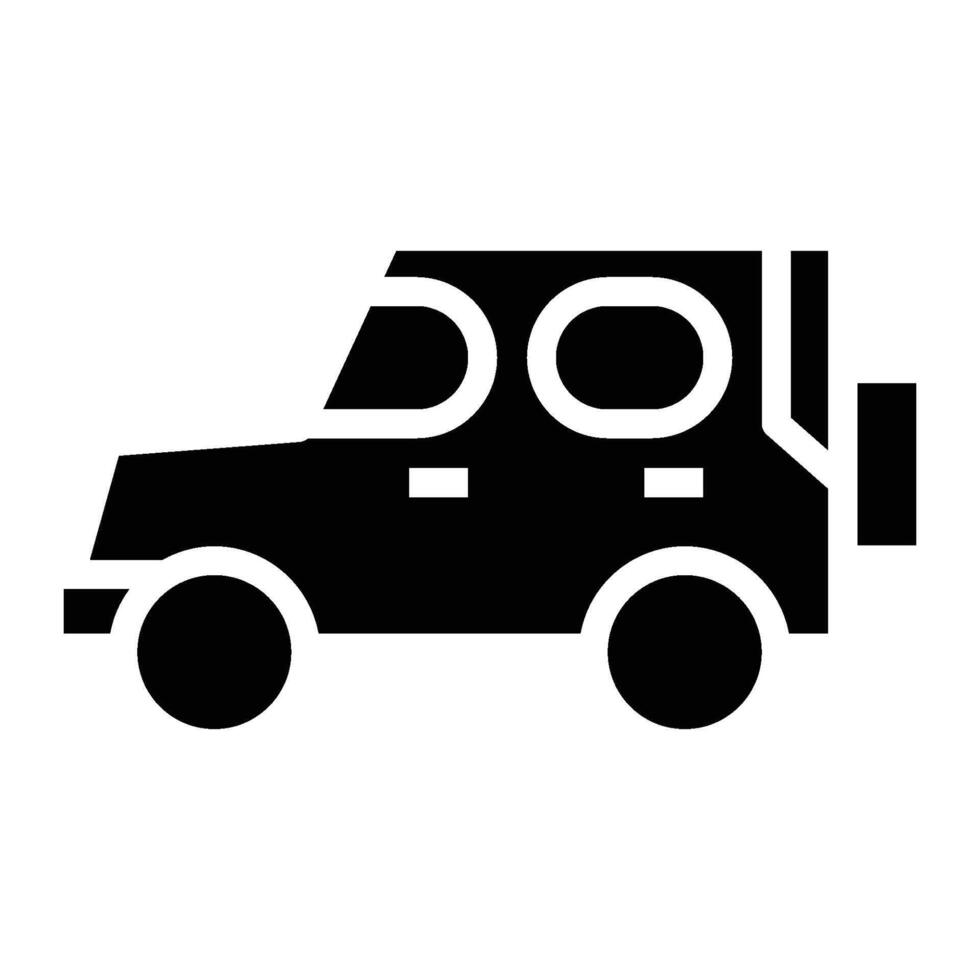 Off-Road icon - solid vector