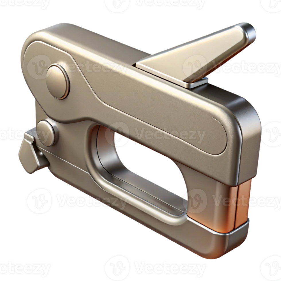 3D Render of a Modern Staple Gun png