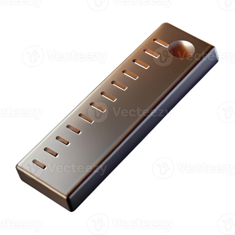 3D Ruler Illustration png