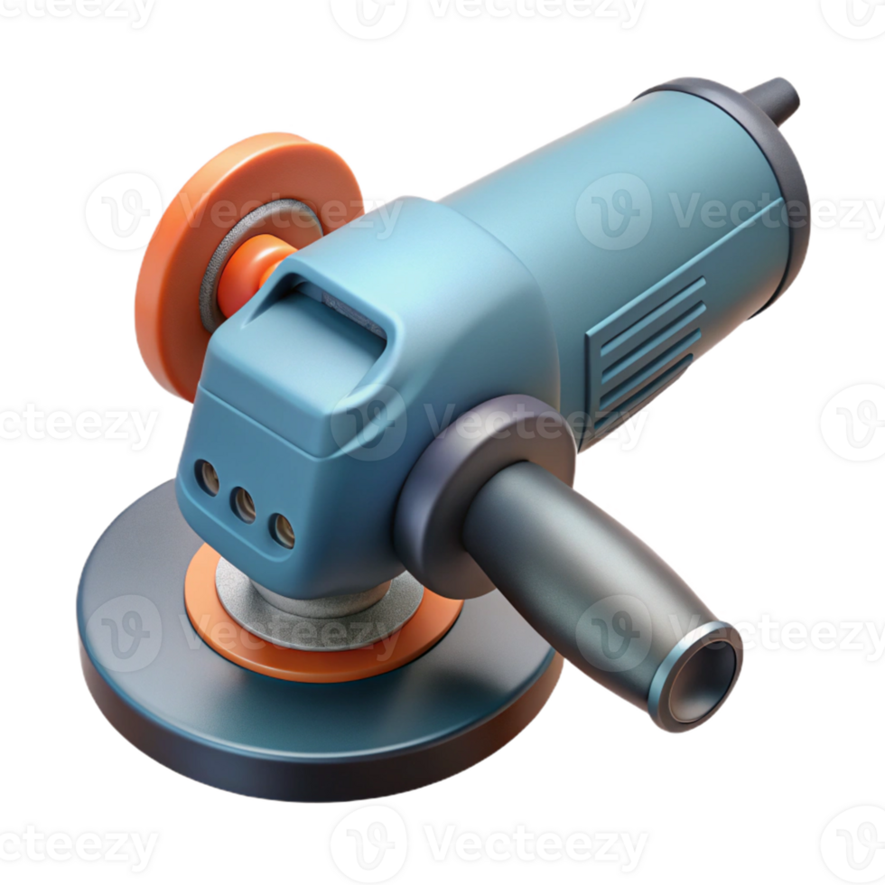 3D Illustration of Angle Grinder Tool png