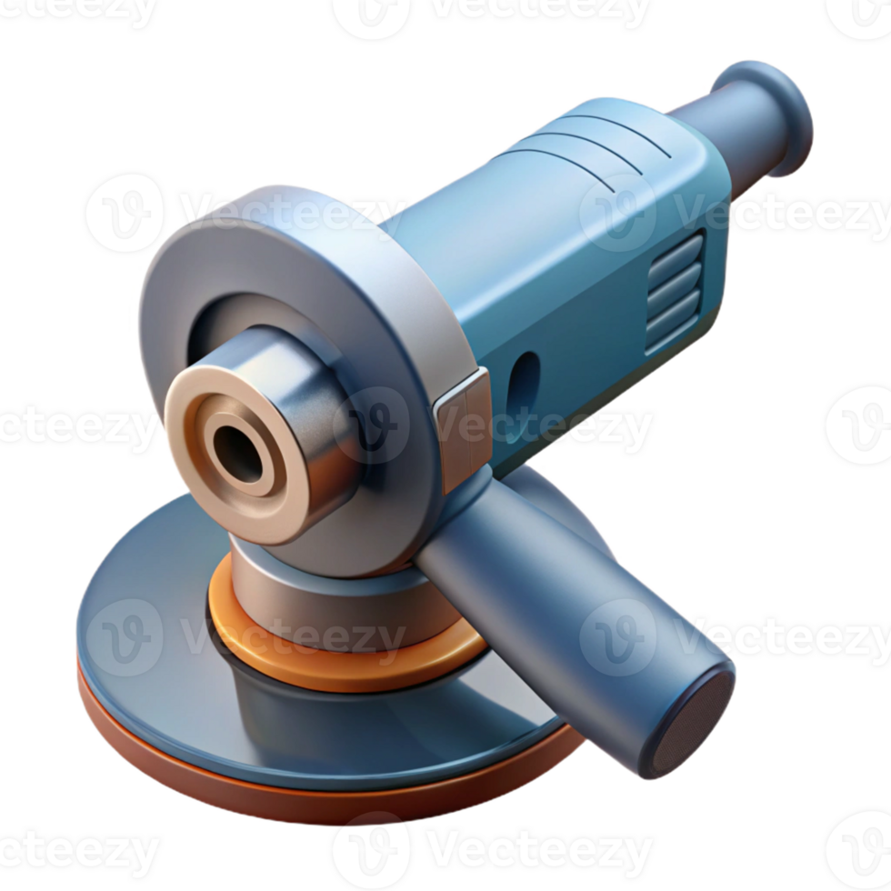 3D Render of a Power Tool Grinder png
