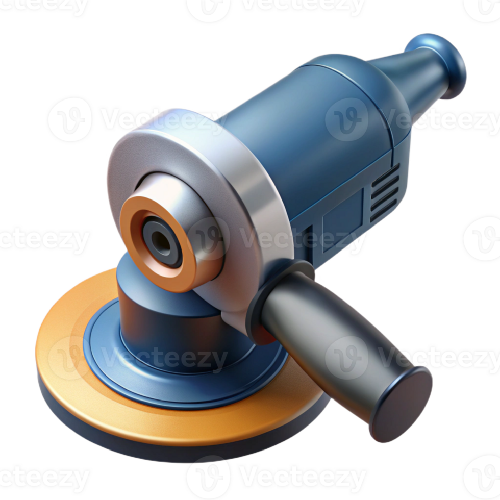 3D Render of Angle Grinder Tool png
