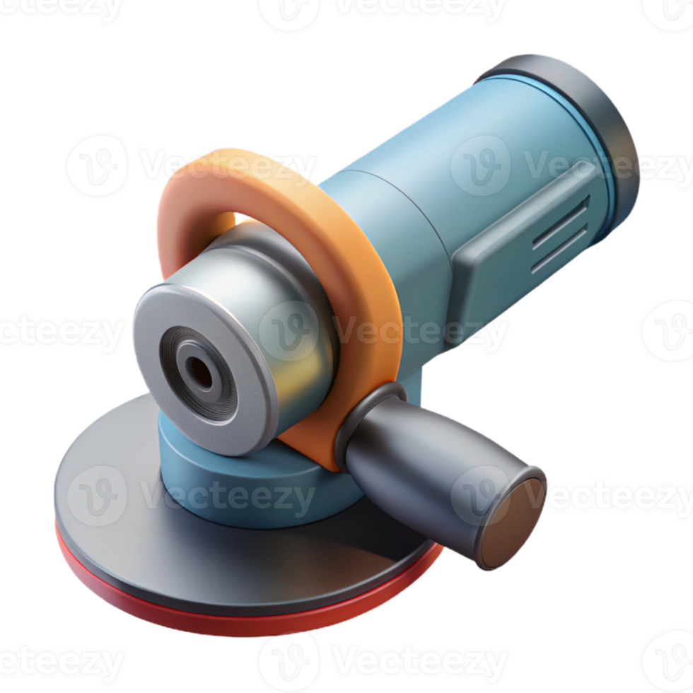3D Render of Angle Grinder Tool png
