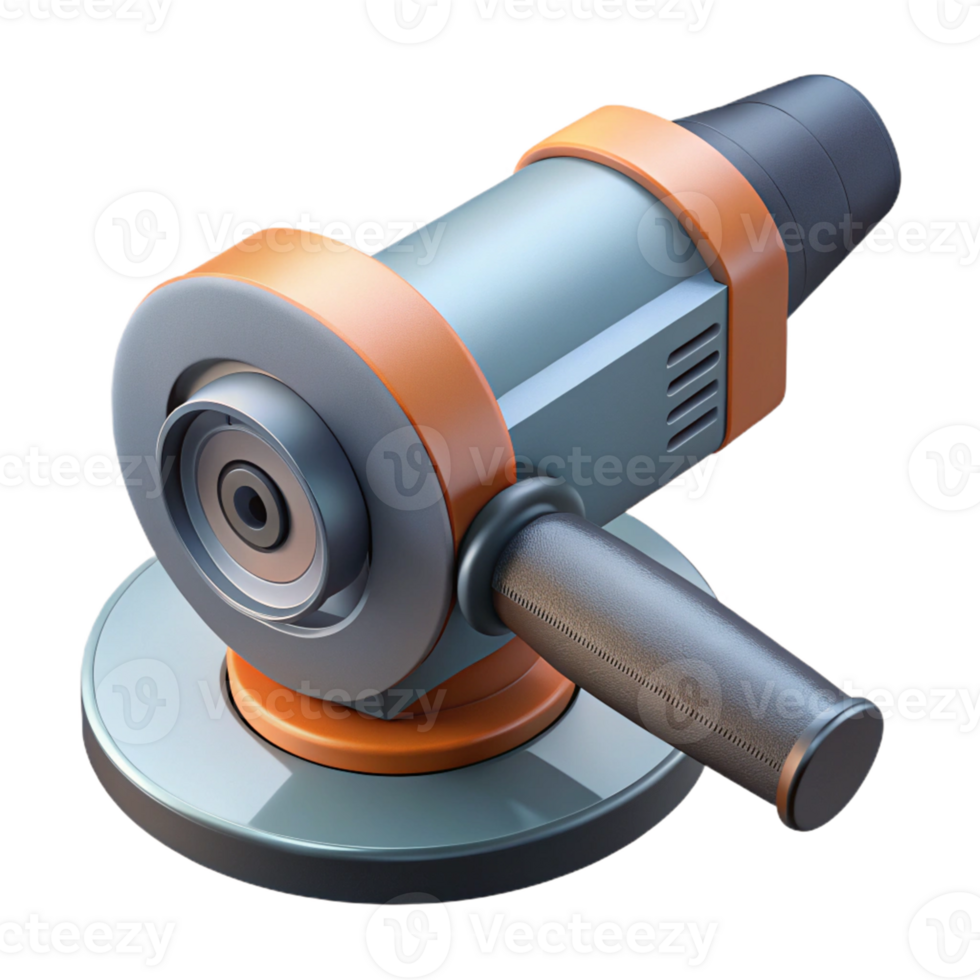 3D Model of an Angle Grinder png