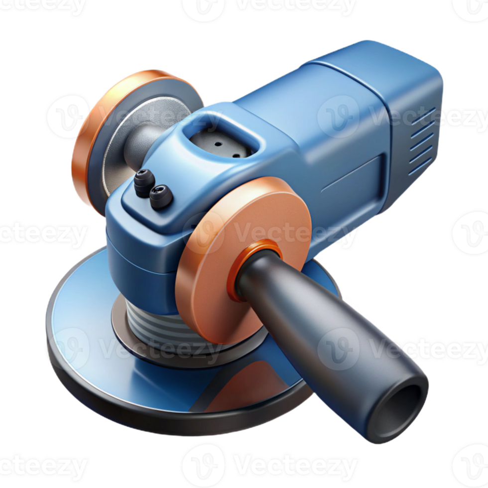 3D Render of Angle Grinder Tool png