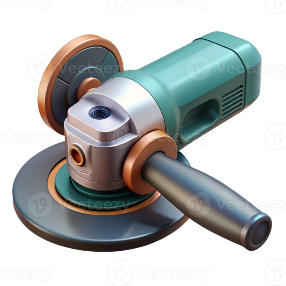 3D Render of an Angle Grinder png