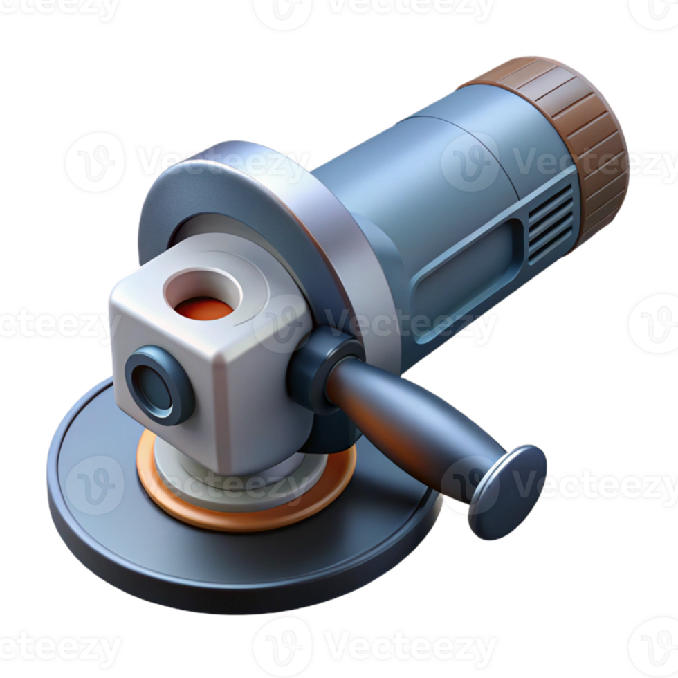 3D Render of Angle Grinder Tool png