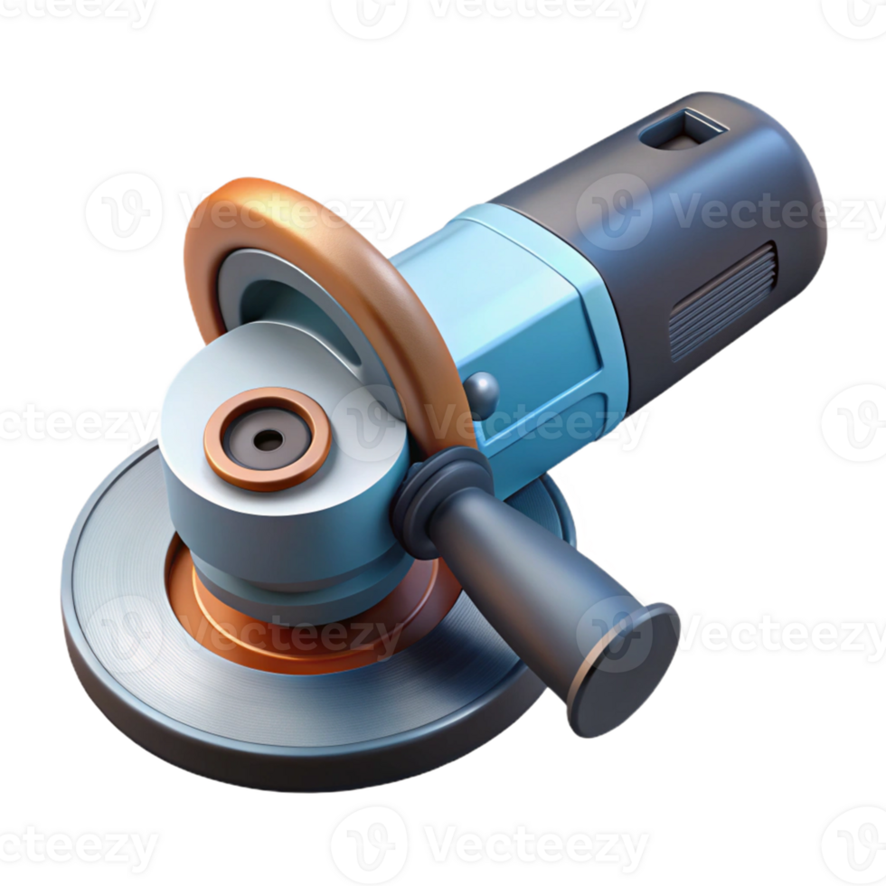3D Render of an Angle Grinder png