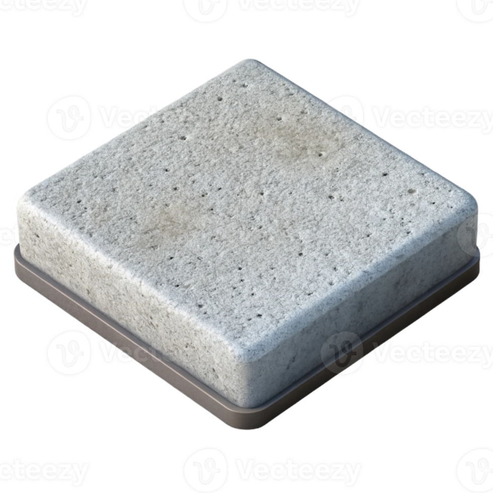 3D Render of Concrete Block Texture png