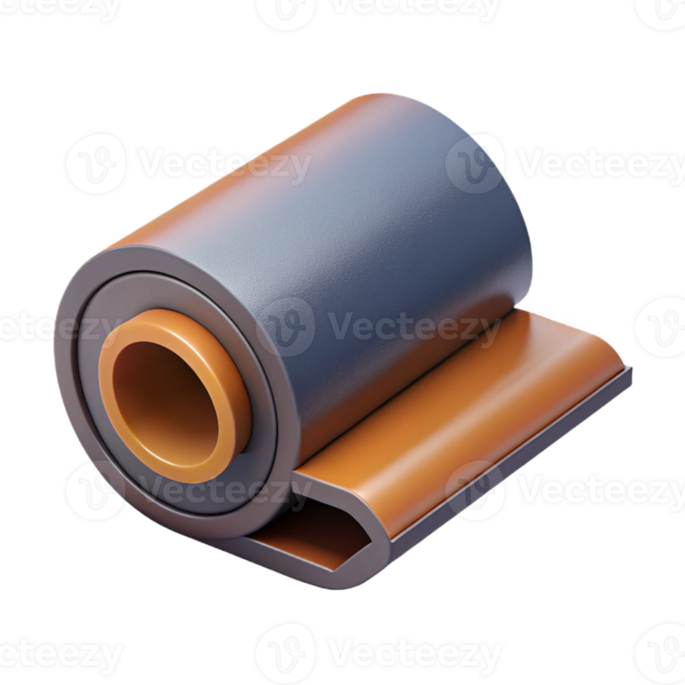 3D Render Film Roll Icon png