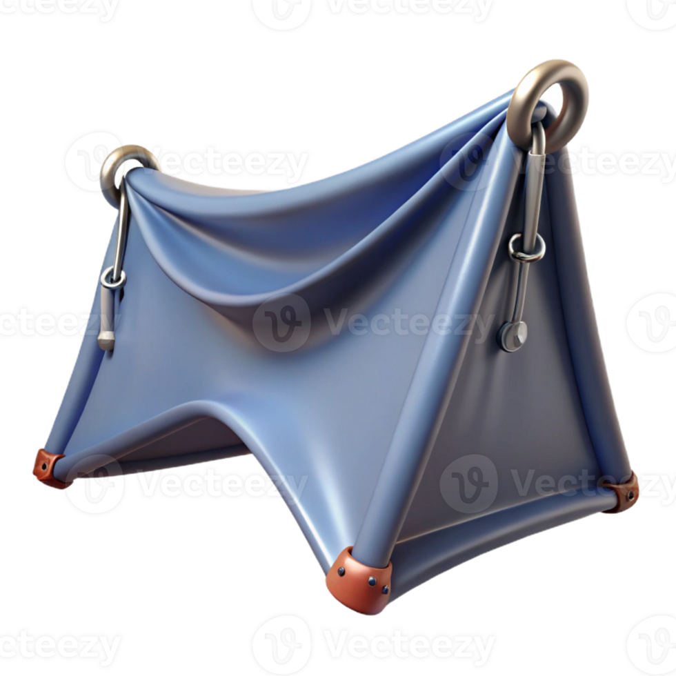 Cartoon 3D Tent Illustration png