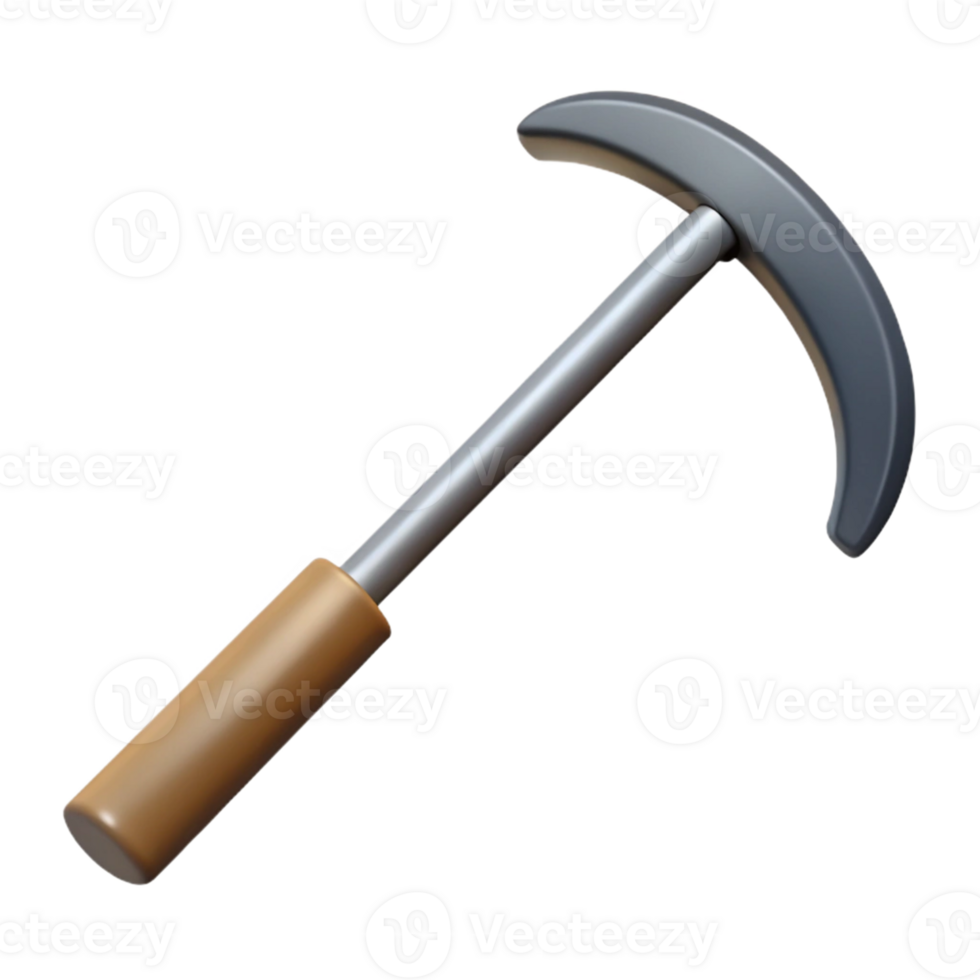 3D Model Pickaxe Illustration png