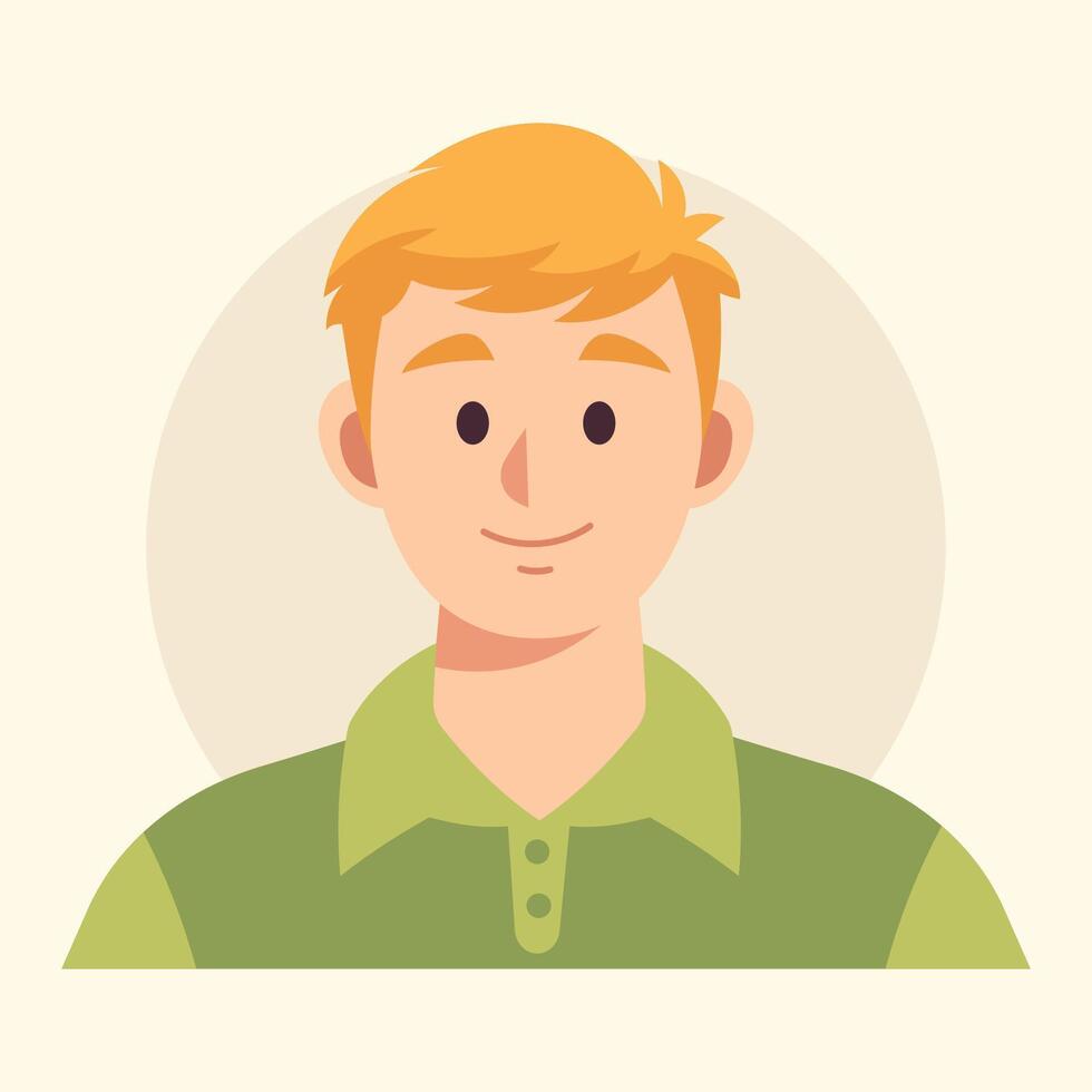 avatar boy character illustration vector