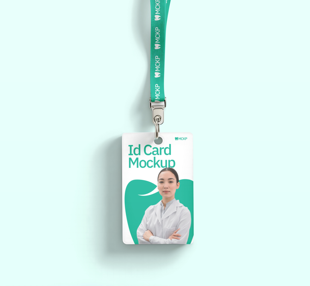 branding dentist name card mockup psd