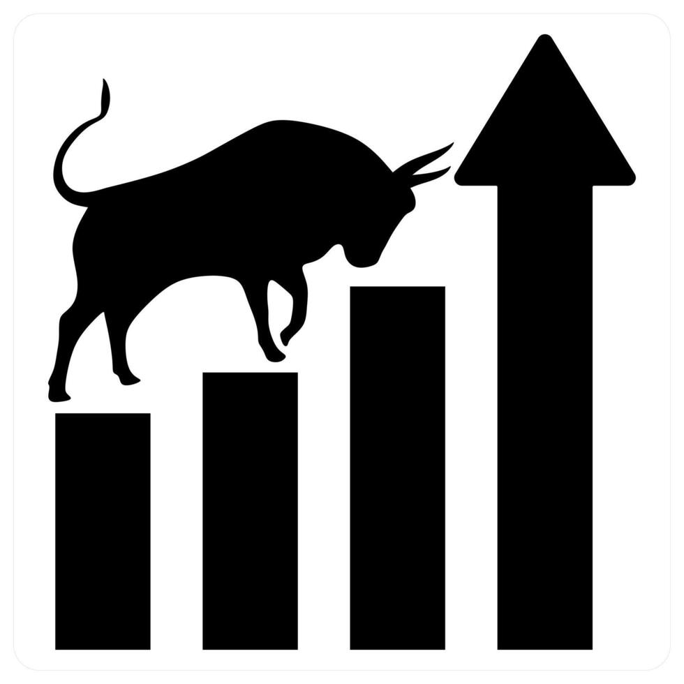 Business Growth and profit icon concept vector