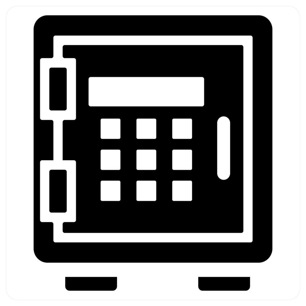 Locker and secure icon concept vector