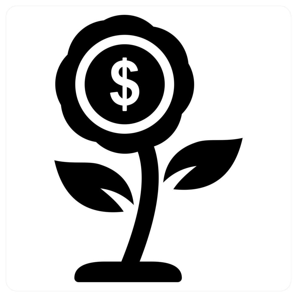 Investment and money icon concept vector
