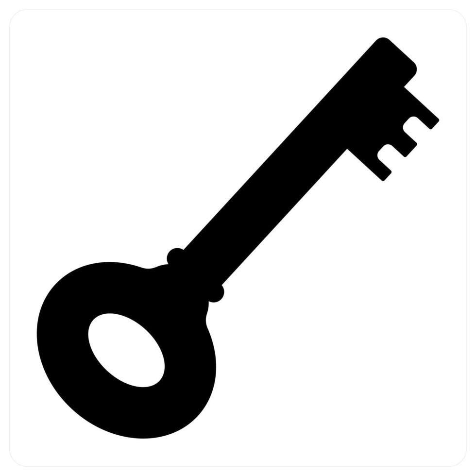 Key and lock icon concept vector