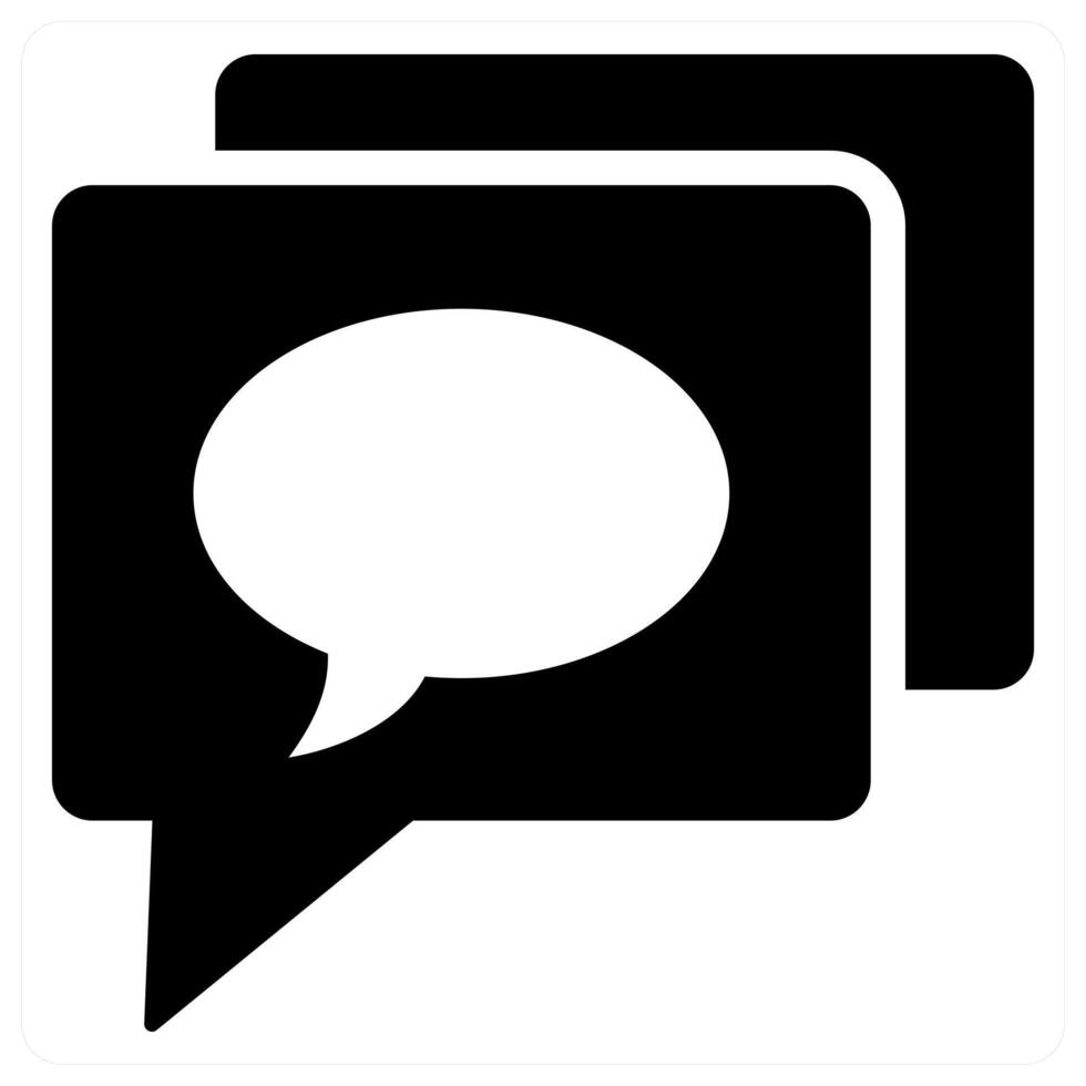 Message and chat icon concept vector