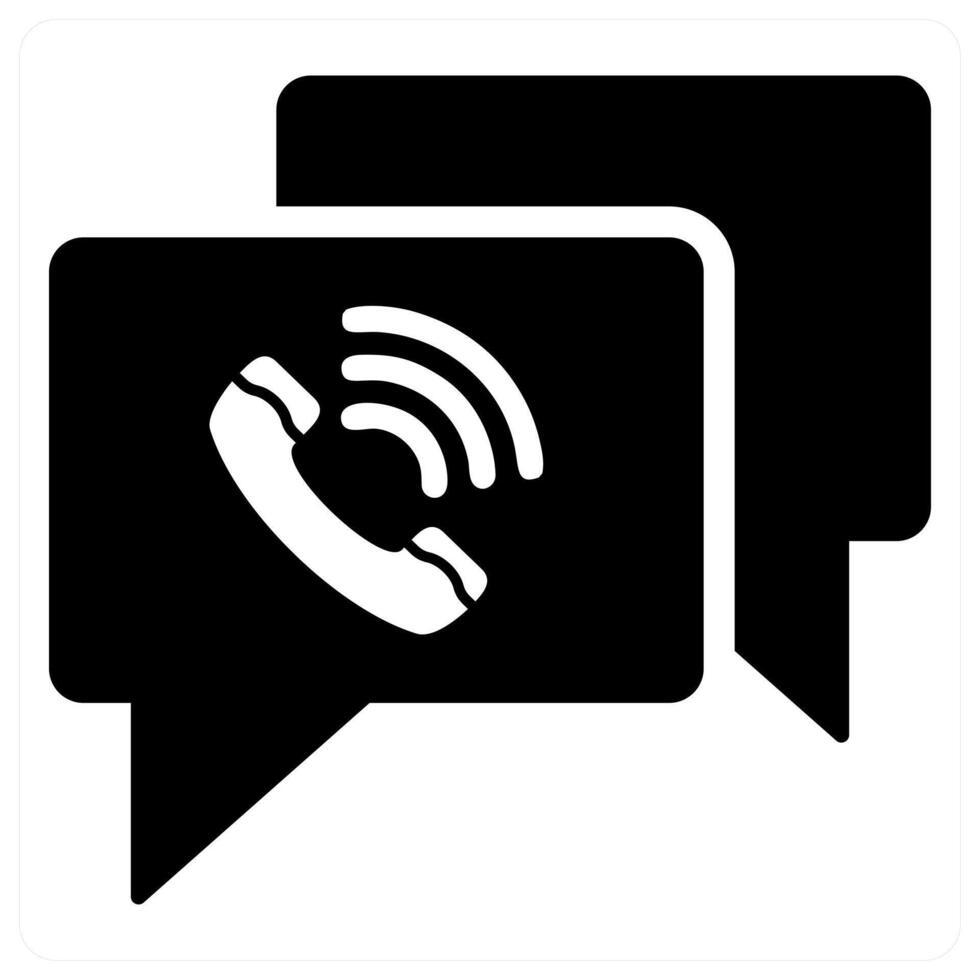 Calling and call icon concept vector